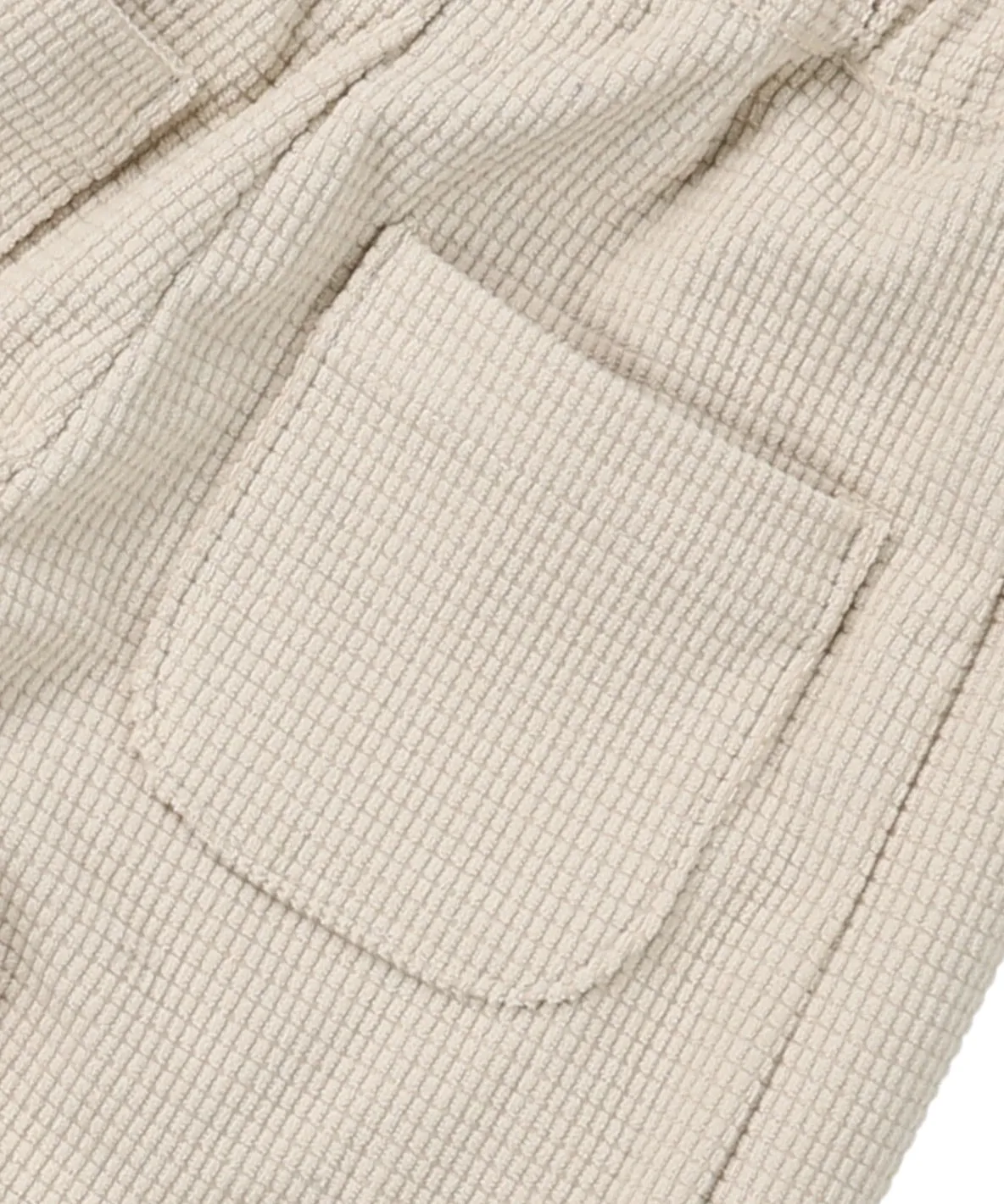 Waffled Corduroy Relaxing Pants