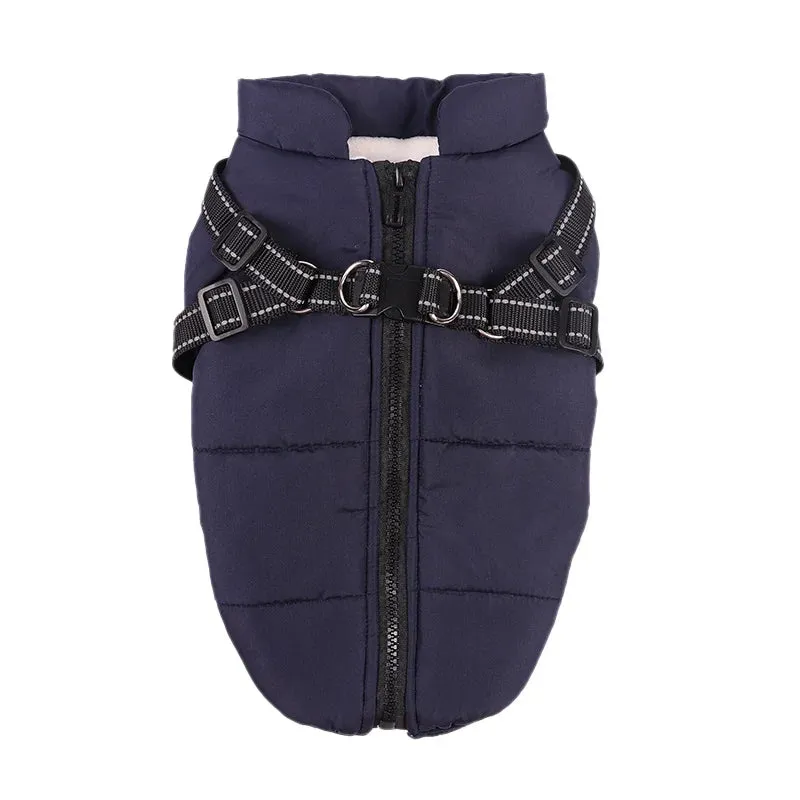 Waterproof Warm Fleece Dog Jacket