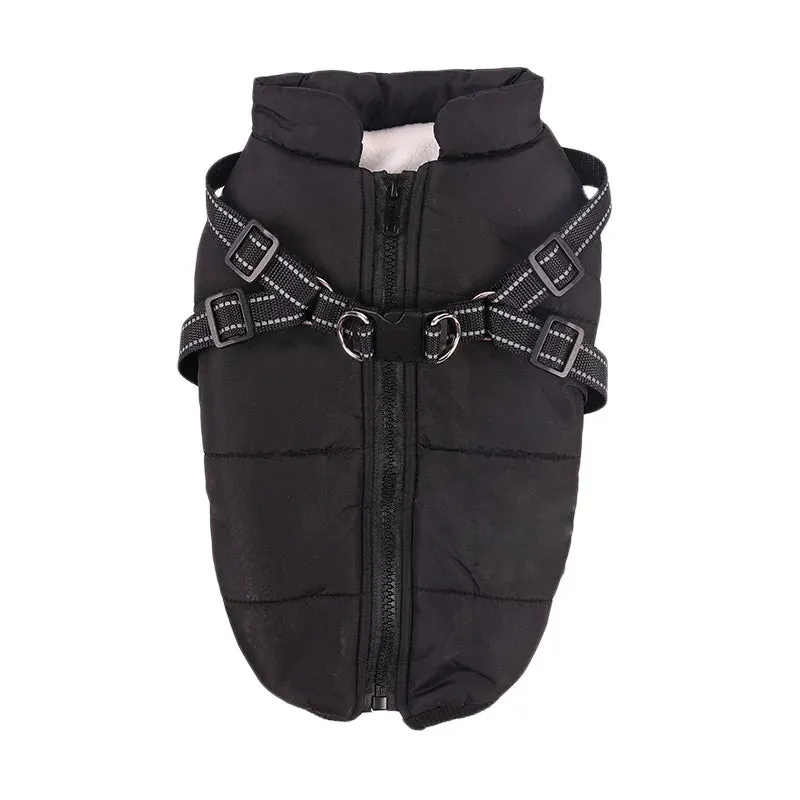 Waterproof Warm Fleece Dog Jacket