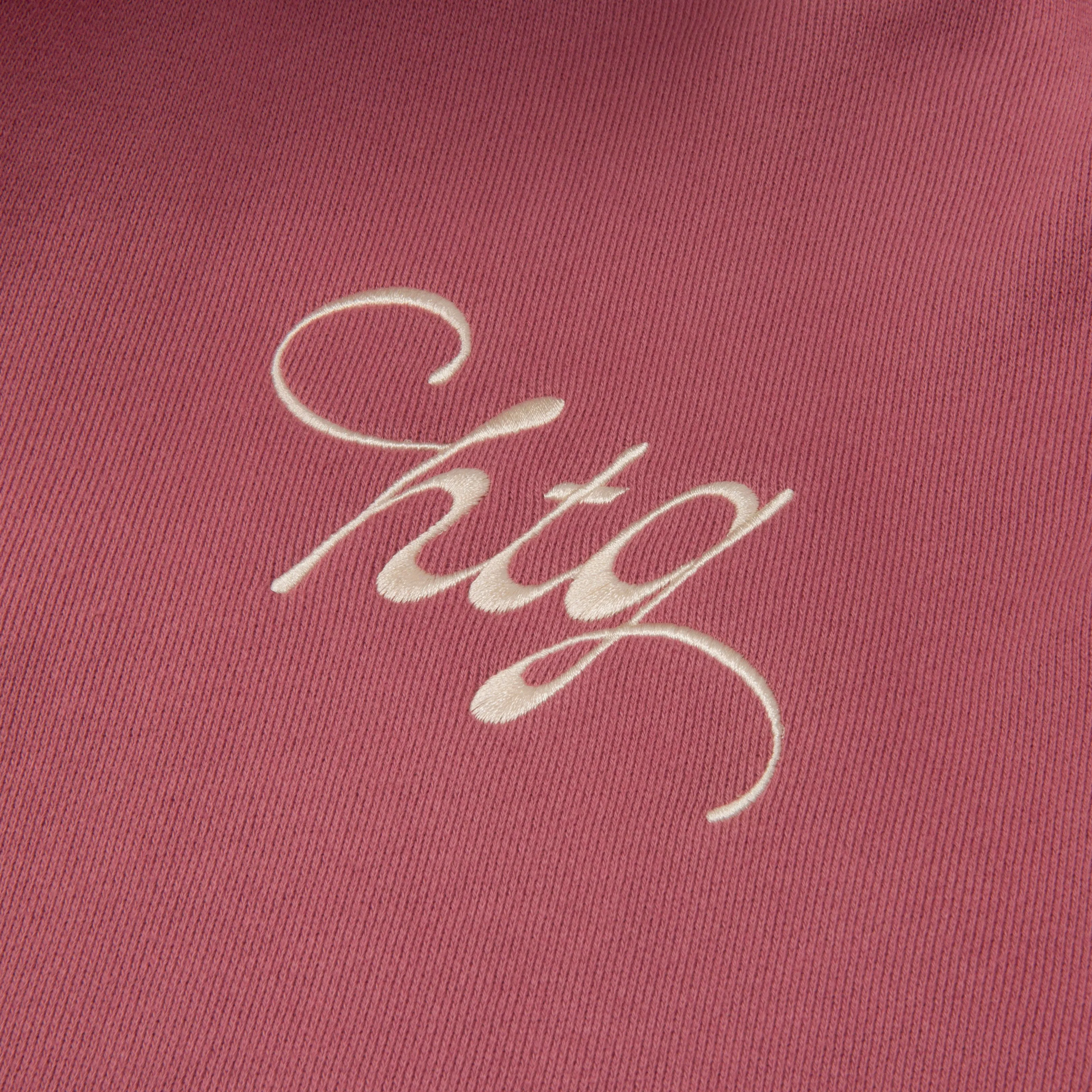 Womens 1/4 Zip Fleece - Mauve