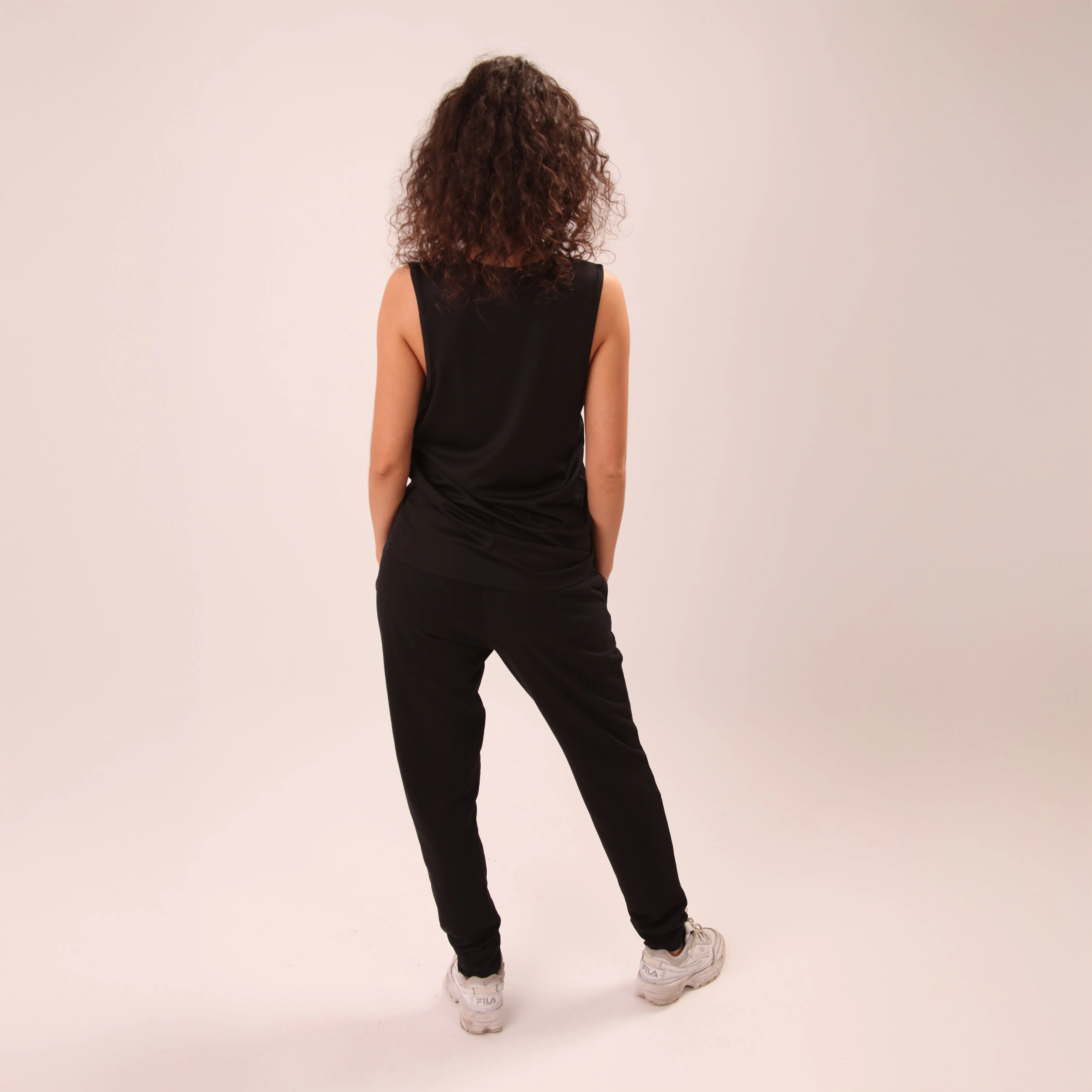 Womens Athletic Fit Sweat Pants - Black Sweat Pants - U1 Sweat Pants