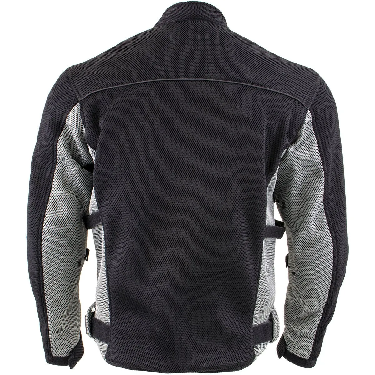 Xelement CF505 Men's 'Phantom Rider' Black Advanced Mesh Sports Motorcycle Jacket with X-Armor Protection