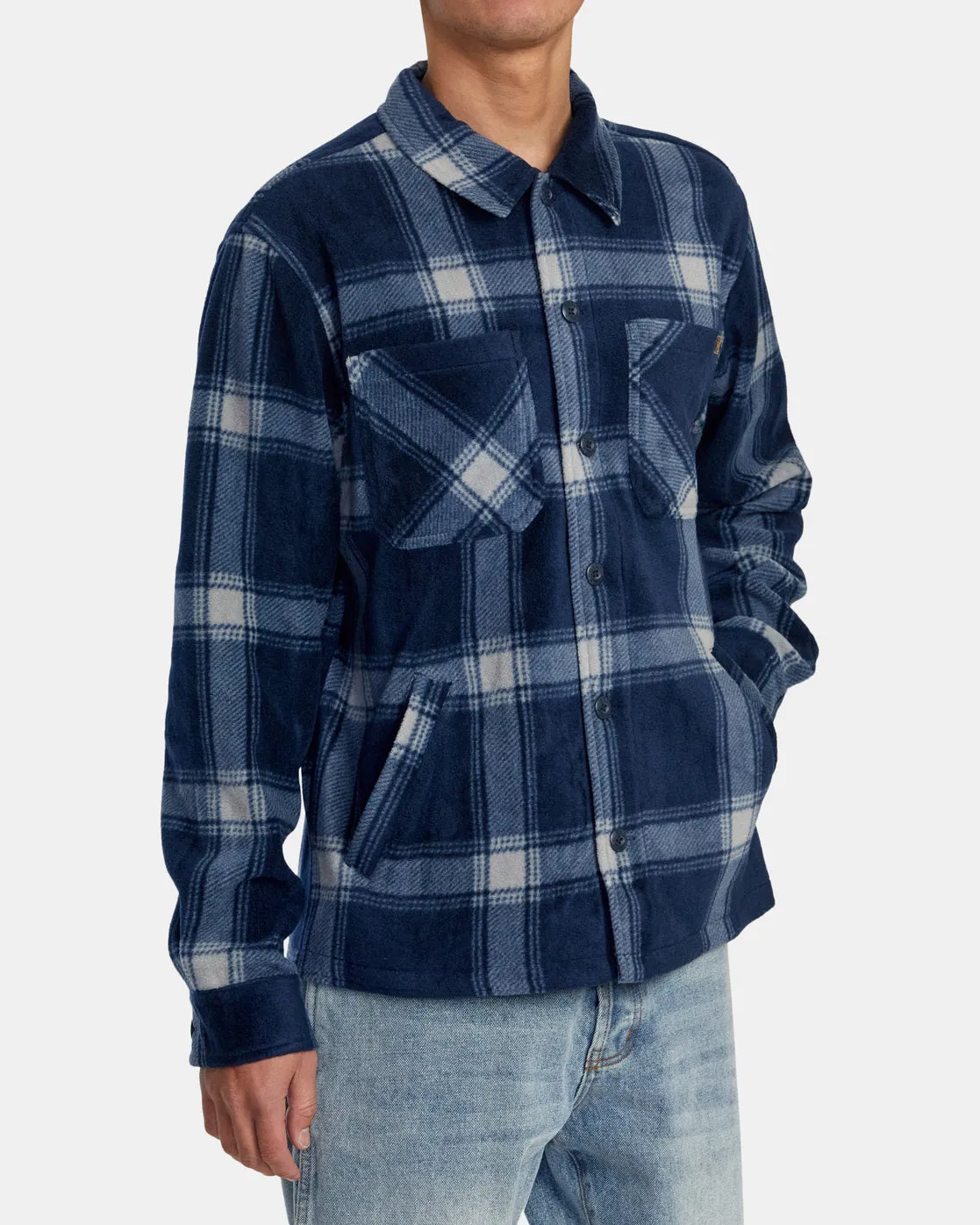 Yukon Hi Pile Fleece Shirt Jacket - Moody Blue